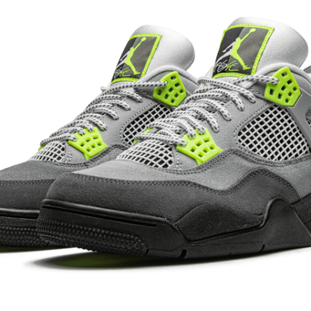 Nike Sko Air Jordan 4 Neon Volt